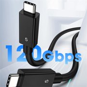 Highly Speed USB C Cable for Thunderbolt5/4/3,120Gbps Data Transfer,Support 16K/Double 8K Video,PD240W Charging
