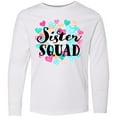 thumbnail image 3 of Inktastic Sister Squad hearts Long Sleeve Youth T-Shirt, 3 of 5