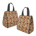 thumbnail image 2 of Boston Terrier and Flower Insulated Lunch Bag for Women & Adults,Large Portable Soft Cooler Lunch Bag,Thermal Food Storage Tote with Pearl Cotton,8.66L,8.75x5.75x9.5 Inch, 2 of 6
