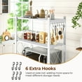 thumbnail image 6 of Vebreda 4-Tier Foldable Metal Storage Shelf with Wheels, No-Assembly Collapsible Shelving Unit, Heavy-Duty Rolling Organizer Rack, 6 of 9