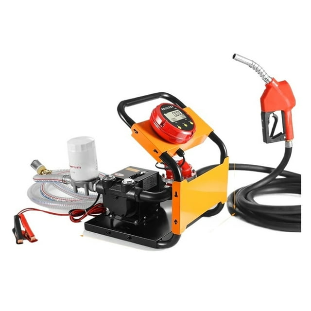 Fuel Dispenser 12V/24V/220, Vehicle-mounted Large Flow Oil Pump, Metering And Pricing Small Assembly