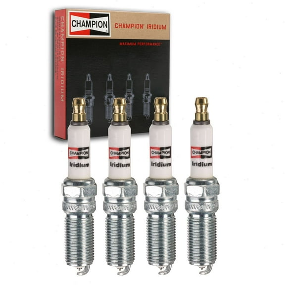 4 pc Champion Iridium Spark Plugs compatible with Mazda 3 2.3L L4 2007-2013