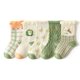 thumbnail image 1 of 5 pares de calcetines para niñas, calcetines suaves y lindos de algodón para niños, calcetines cálidos y transpirables para niños, estilo otoño invierno, serie Forest XL (9-12 años), 1 of 5