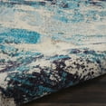 thumbnail image 4 of Nourison Celestial Abstract Ivory/Teal Blue 3'11" x 5'11" Area Rug, (4x6), 4 of 9