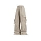 thumbnail image 1 of Amzcrzy Pantalones Cargo Para Mujer: Amplios, Cintura Elástica Con Cordón, Pierna Ancha Y2k, Estilo Paracaídas/Harem, Múltiples Bolsillos, Aptos Para Senderismo, Moda Hip Hop, Tallas M-2XL Marrón, 1 of 5