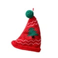 thumbnail image 4 of Mini gorro navideño, gorro cálido, gorro de punto, gorro con pompón de moda, gorro de Papá Noel para restaurante, habitación de hotel, apartamento, Arbol de navidad rojo, 4 of 8