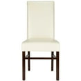 thumbnail image 2 of Classic Side Chair Leather-Color:Flat Cream,Finish:Cherry Mahogany,Quantity:Set of 2, 2 of 2