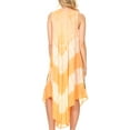 thumbnail image 2 of Sakkas Peacock Feather Caftan Dress / Cover Up - Blush - One Size, 2 of 5