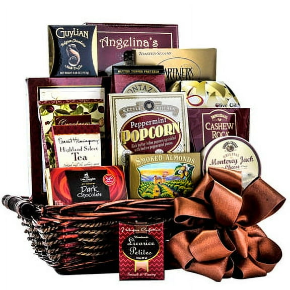 Giftbasket.com Bountiful Gourmet Gift Basket, 12 Pieces, Assorted Treats