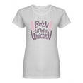 thumbnail image 2 of Born To Be A Unicorn Design Shaped T-Shirt Women -Image by Shutterstock, Female Small, 2 of 4