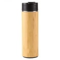 thumbnail image 4 of JINGT Natural Wood Travel Mug Stainless Steel Tea infuser Hot Or Cold Drinks, 4 of 5
