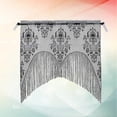 thumbnail image 3 of Halloween Indoor Decor Tool Lace Skull Pattern Curtain Hanging Decor Use Curtain(Black), 3 of 3