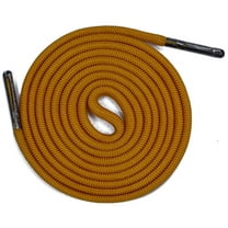 Round Paracord Shoe Laces (1 Pair) - Handmade In the USA - Goldenrod - 76 Inch