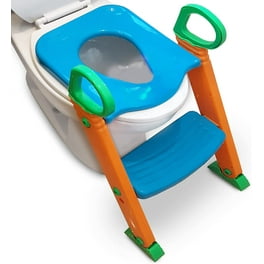 Gymax Foldable Potty Training Toilet Seat w Step Ladder Adjustable Baby Kids Home Walmart