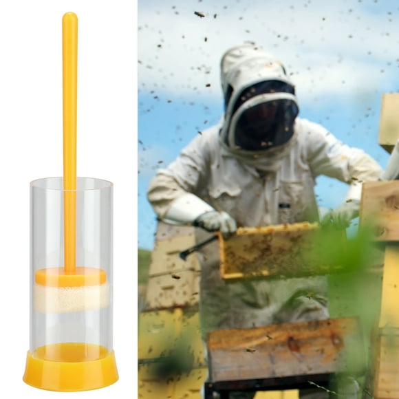 Outils pour Abeilles, 1pcs Bouteille en Plastique Durable et Inoffensive Outils d'Apiculture Étiquette Reine Abeille Design Épuré