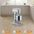thumbnail image 2 of Commercial Food Mixer,30Qt Capacity with 3-Speed Adjustable,1100W Stainless Steel Bowl,Electric Mixer for Commercial Use,Dough Mixer for Restaurants Pizzerias, 2 of 8