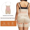 thumbnail image 4 of Ropa moldeadora de una pieza Pantalones de cadera y abdomen mejorados Pantalones moldeadores con cremallera lateral Pantalones moldeadores de cintura, 4 of 6