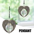 thumbnail image 2 of IKemiter Angel Wing Crystal Hanging Ornament Exquisite Suncatcher Personalized Metal Pendant for Home Window, 2 of 6