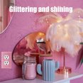 thumbnail image 4 of Tutuviw Glitter Light Switch Covers Glitter Outlet Covers Decorative Light Switch Cover Rhinestones Outlet Wall Plate Electrical Receptacle for Girl Nursery Decor Room Decor (Pink), 4 of 8