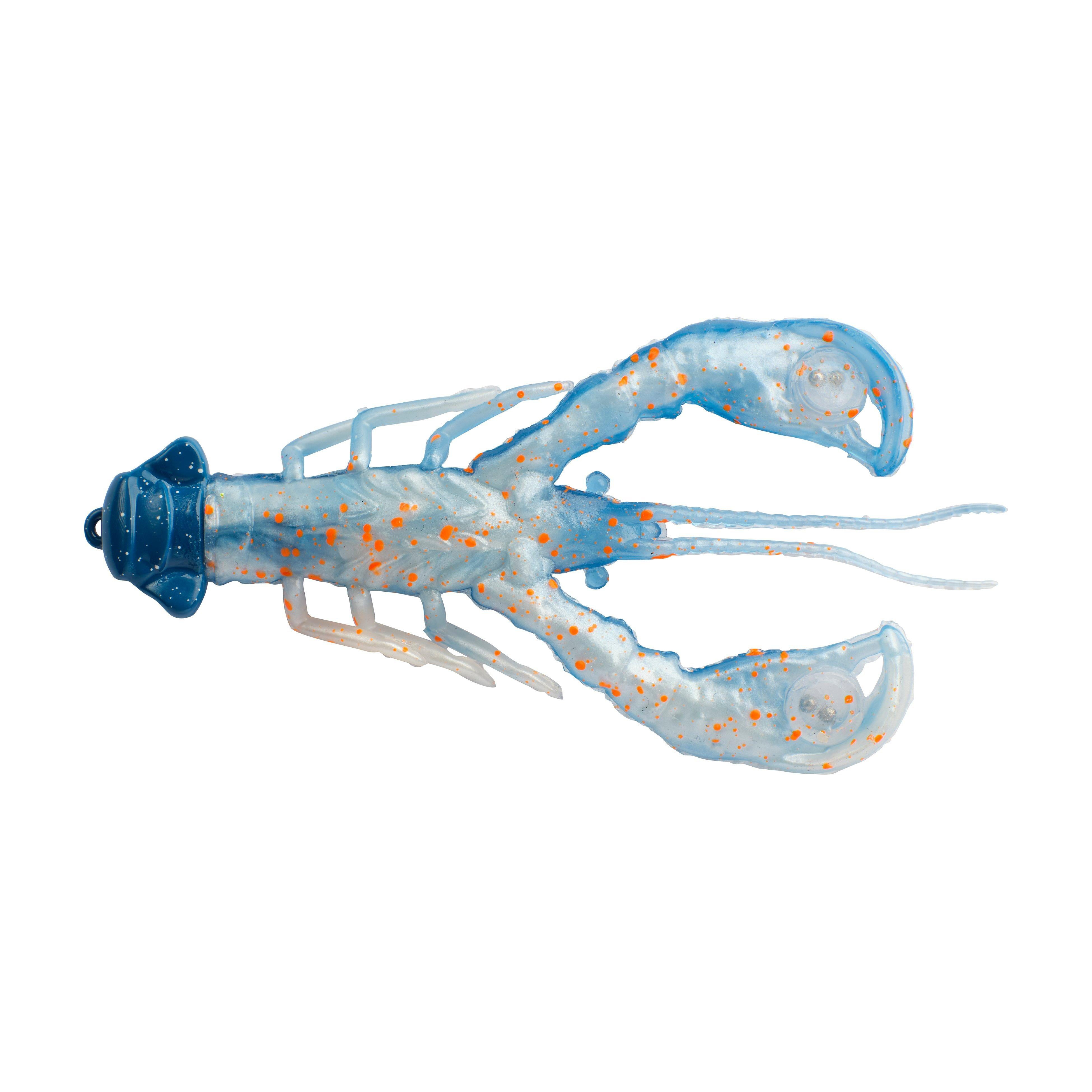 Berkley PowerBait® Clatter Craw, 3.5 in, Blue Malt