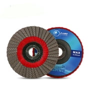 Z-LION 4" Diamond Grinding Wheel Flap Disc,100mm Angle Grinder Sanding Disc Stone Metal Plastic Abrasive Tool Grit 400