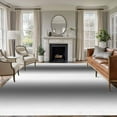 thumbnail image 2 of 6x9 Area Rugs, Gray White Ombre Non-Skid Rubber Backing Large Rectangle Rugs - Living Room Bedroom Home Office, Modern Abstract Art Farmhouse Gradient Indoor Floor Mat Carpets Washable Rug, 2 of 9