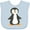 AE-Light Blue, variant on Inktastic Cute Baby Penguin Boys or Girls Baby Bib