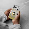 thumbnail image 5 of Pittsburgh Penguins Linen Logo iPhone Glitter Case, 5 of 6