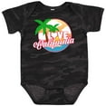 thumbnail image 3 of Inktastic I Love California with Ocean and Palm Trees Boys or Girls Baby Bodysuit, 3 of 5