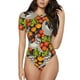 thumbnail image 1 of Balery Sloth on the Branch Body de cuello redondo de manga corta para mujer Tops de manga corta Tops básicos-Small, 1 of 7