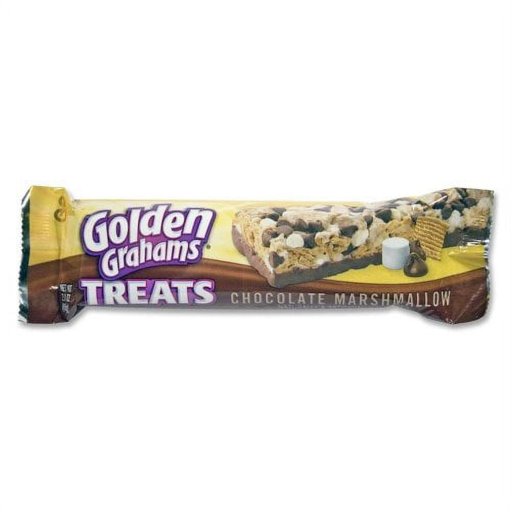 Golden Grahams Treats Chocolate Marshmallow | Kids Favorite Snack | 2.10 Ounce - 12 Pack
