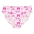 thumbnail image 4 of Wxolcjlv Women's Underwears Bowknot Digital Print Briefs Low-Mid Rise Sexy Comfy Fashion Panties ,Size S-XXL, 4 of 4