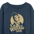 thumbnail image 3 of Willy Wonka & The Chocolate Factory - Wonka Bar - Women's Lightweight French Terry Long Sleeve Shirt, 3 of 5