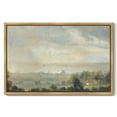thumbnail image 2 of Drsoum Vintage Landscape 16x24in Brown Framed Canvas Wall Art Retro Rustic Village Prints Modern Decor, 2 of 6