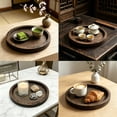thumbnail image 2 of WLGJL Candle Plate Holder Tray: Round White Wood Decorative Tray Decor - Rustic Farmhouse Coffee Table Decor - Tealight Pillar Trays for Home Decor （Whitewashed）, 2 of 5