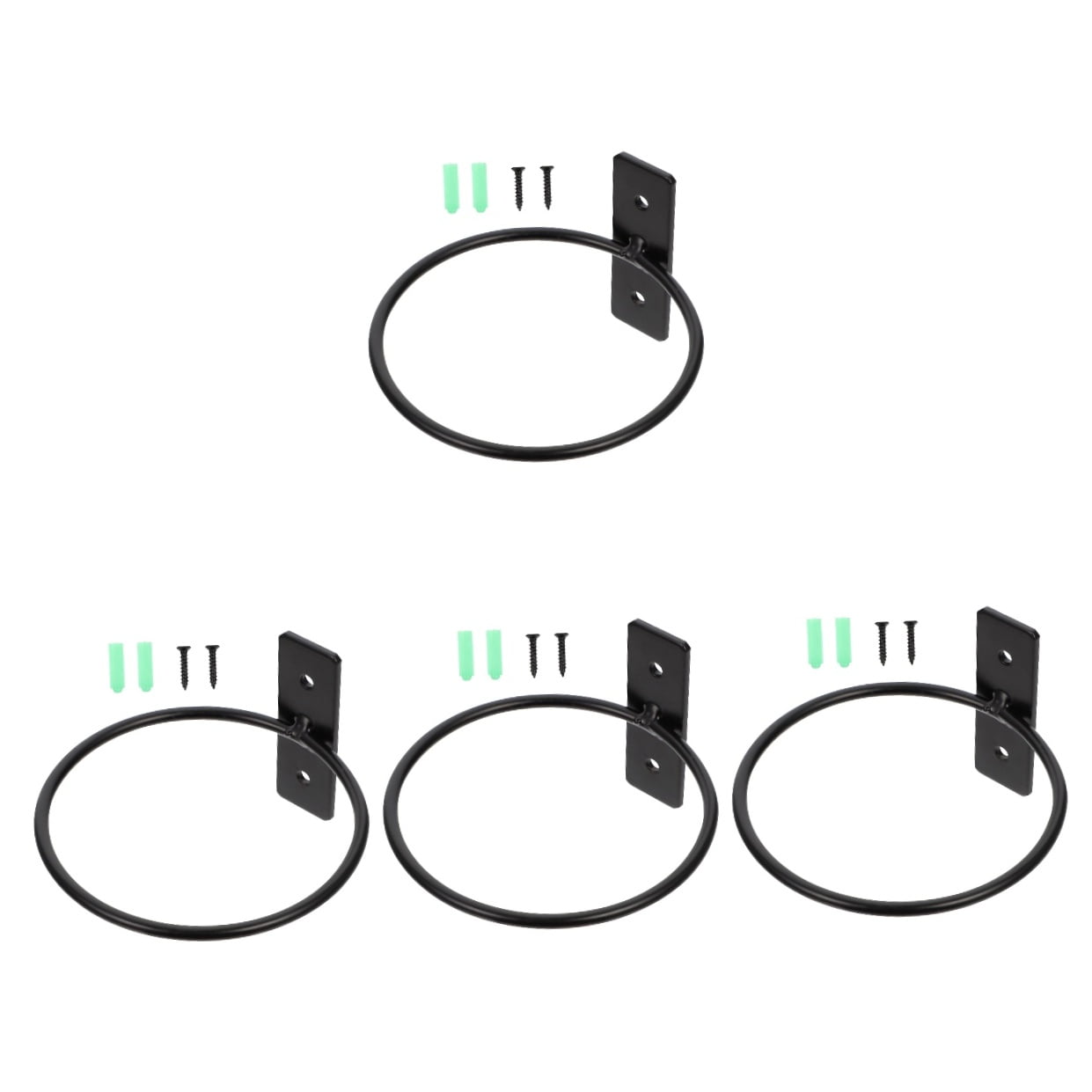 4 Pieces Flower Pot Stand Wall Planter Hanging Rack