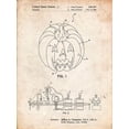 thumbnail image 2 of Borders, Cole 15x18 Black Ornate Wood Framed with Double Matting Museum Art Print Titled - PP1003-Vintage Parchment Pumpkin Patent Poster, 2 of 4