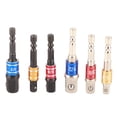 thumbnail image 2 of Impact Driver Socket Adapter,6Pcs Socket Adapter Set Socket Wrench Set Drill Socket Adapter Compact and Lightweight, 2 of 7