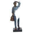 thumbnail image 1 of Figura creativa, estatua, adorno de escritorio, recuerdo, arte de colección, escultura humana Azul, 1 of 9