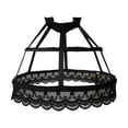 thumbnail image 4 of Enagua de alforja para mujer Zulema 2 aros Pannier negro, 4 of 8