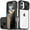 Black, variant on Hootek Clear Case Compatible with iPhone 16, Sliding Lens Cover Protector, Transparent Phone Case with Colored Frame, Shockproof and Scratch-Resistant Acrylic Back iPhone 16