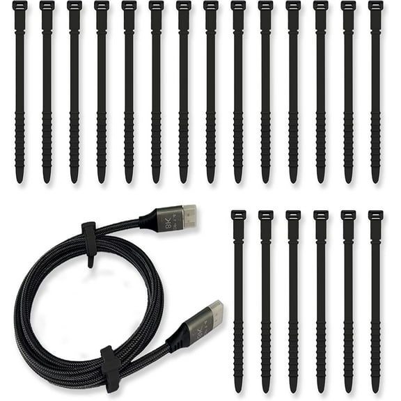 Silicone Zip Ties, 7\