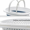 thumbnail image 4 of Contenedor de almacenamiento plegable para ropa, suministros para acampar y juguetes de playa, canasta plegable con asas para facilitar el transporte, 4 of 6