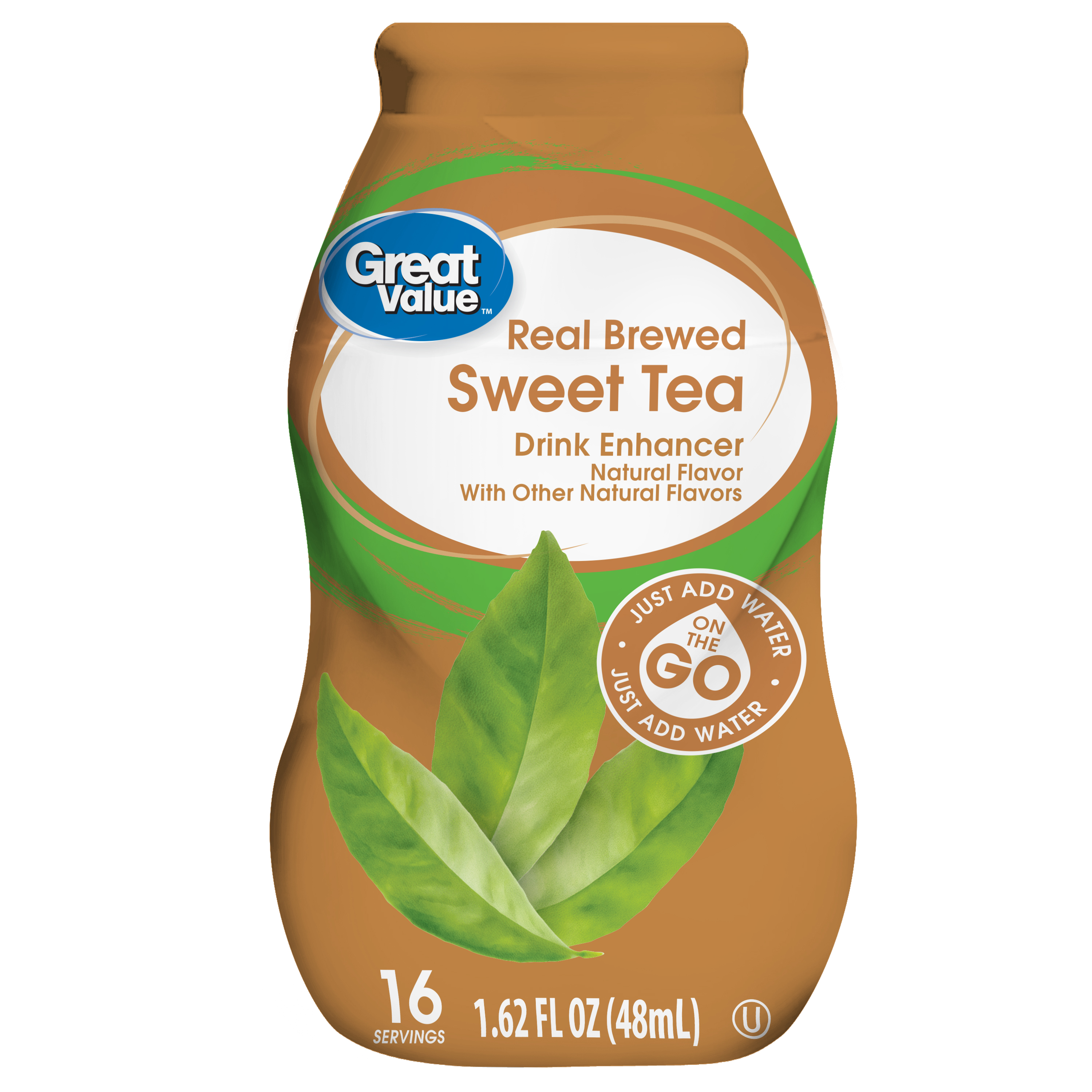Great Value Real Brewed Sweet Tea Drink Enhancer, 1.62 fl oz
