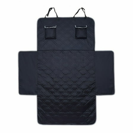 geerera SUV Cargo Liner for Dogs, Non-Slip & Waterproof Dog Seat Cover Mat for Back Seat, Scratch Counteractive Mat with 3 Large Pockets, Large Size