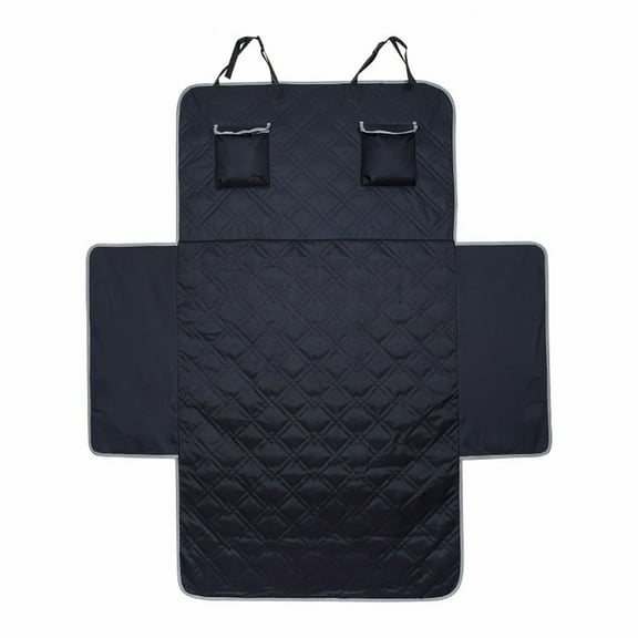 geerera SUV Cargo Liner for Dogs, Non-Slip & Waterproof Dog Seat Cover Mat for Back Seat, Scratch Counteractive Mat with 3 Large Pockets, Large Size