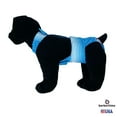 thumbnail image 5 of Barkertime Blue Stripes Premium Waterproof Escape-Proof Washable Dog Diaper Overall - Made in USA, 5 of 9