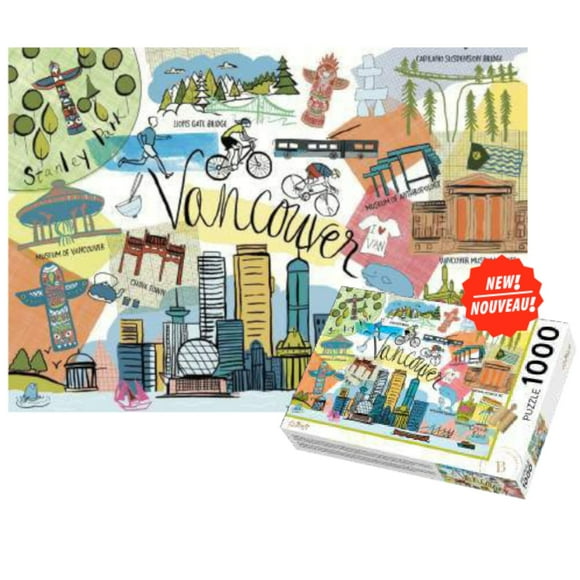Pierre Belvedere - 670367 Vancouver par Farida Zaman Casse-Tête 1000 Pcs