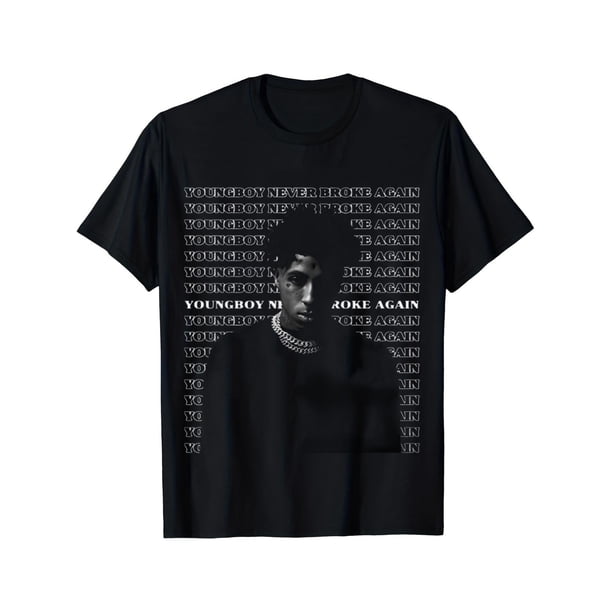Men's hip-hop star 100% cotton T-shirts - young boys never go bankrupt pattern T-shirts - fashionable cotton shirts, suitable for fans