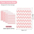 thumbnail image 2 of Uxcell 100Pcs Kraft Paper Treat Bags, 7" x 5" Greaseproof Candy Bags Flat Favor Bags Small Gift Bags, Light Pink, 2 of 6